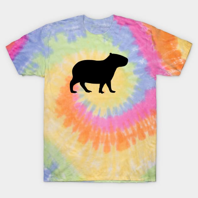 Capybara Silhouette T-Shirt by Coffee Squirrel